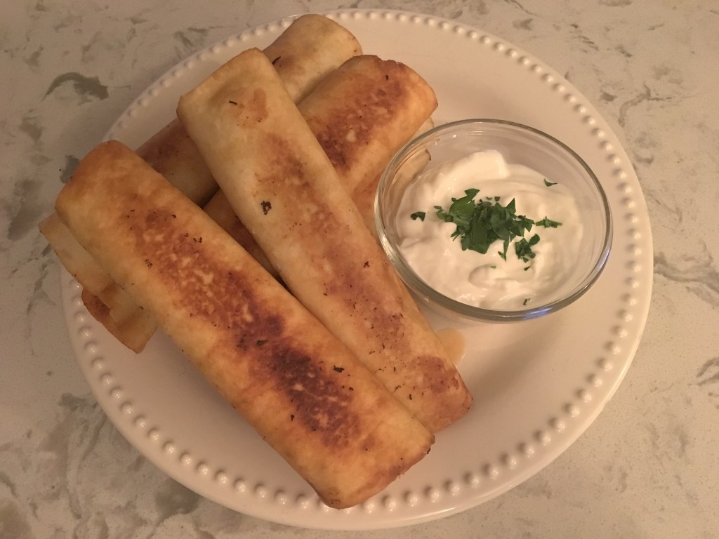 Crispy Chicken Taquitos