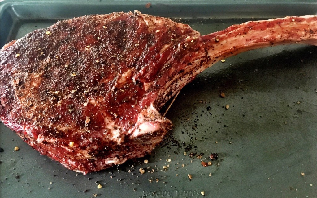 Tomahawk Steak: Seasoned With Coffee&nbsp;Rub