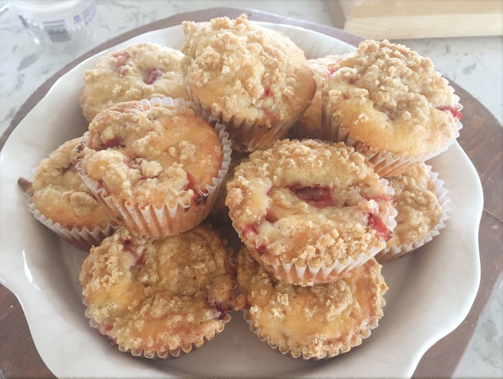 Morning Muffins With Summertime&nbsp;Strawberries