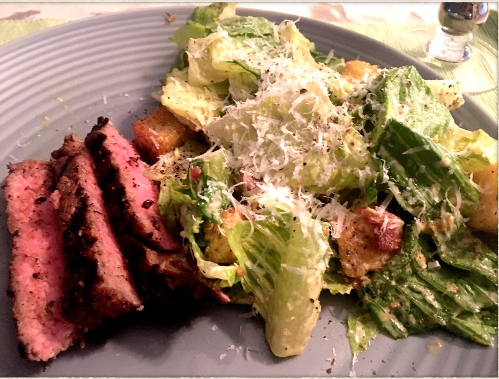 Easy Dinner: Steak and Caesar&nbsp;Salad