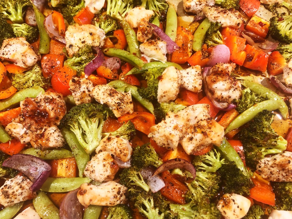 Easy Healthy Weeknight Meal – Sheet Pan Chicken and&nbsp;Veggies