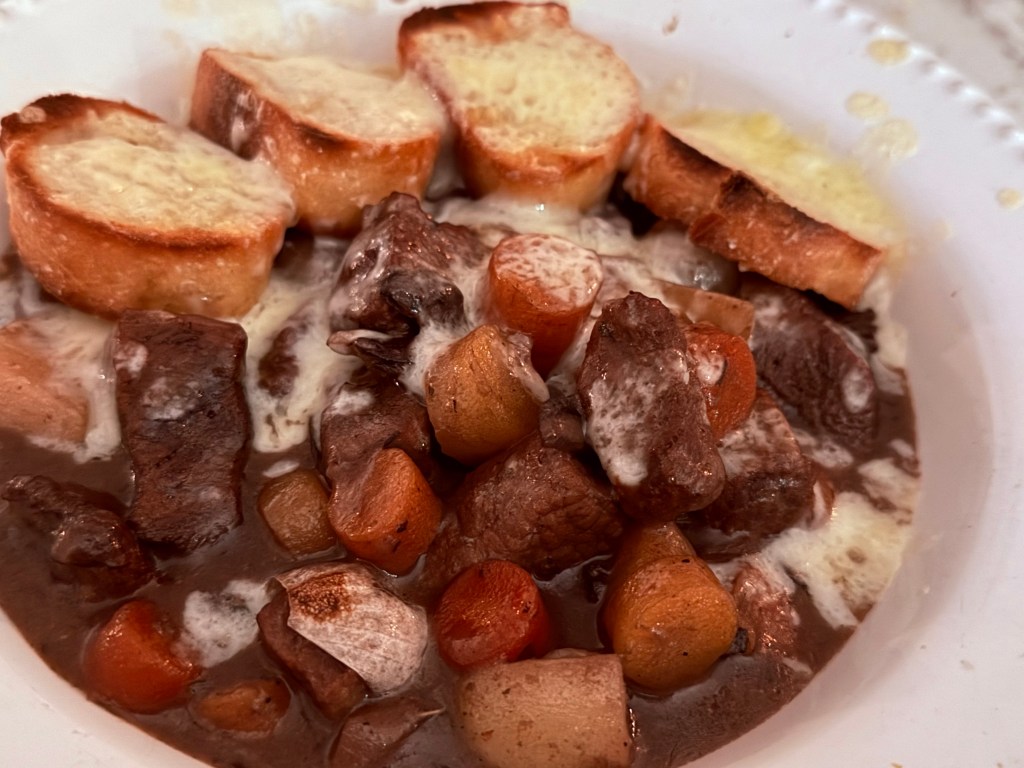 Cozy Beef Stew Recipe with Cheesy&nbsp;Baguette